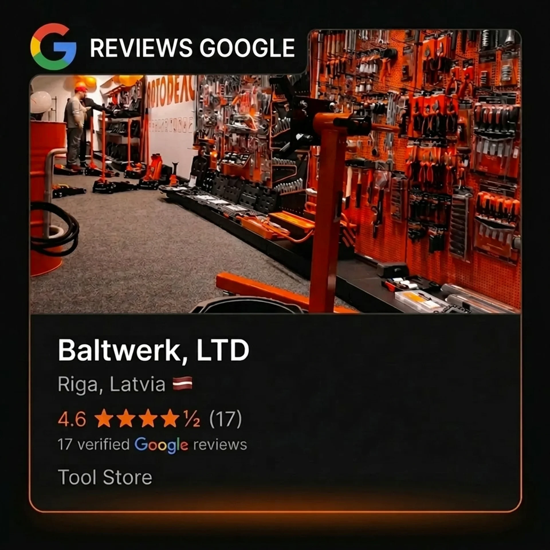 Baltwerk — Verified AvtoDelo Distributor on Google